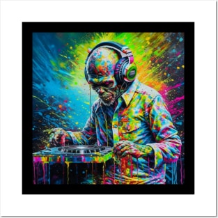 Zombie DJ Posters and Art